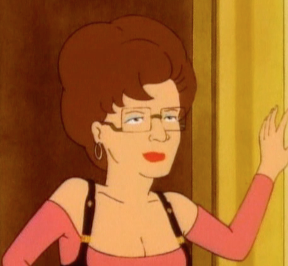 Peggy gets a makeover! Don't miss King of the Hill tonight at 8pm on The Knox!