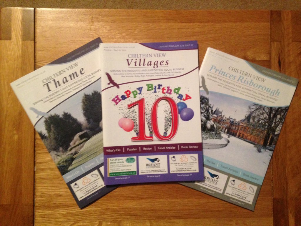 chilterndirect's tweet photo. Coming soon to a letterbox near you! #Chilterns #10thanniversary #chilternview https://t.co/Dm7aNyR0K8