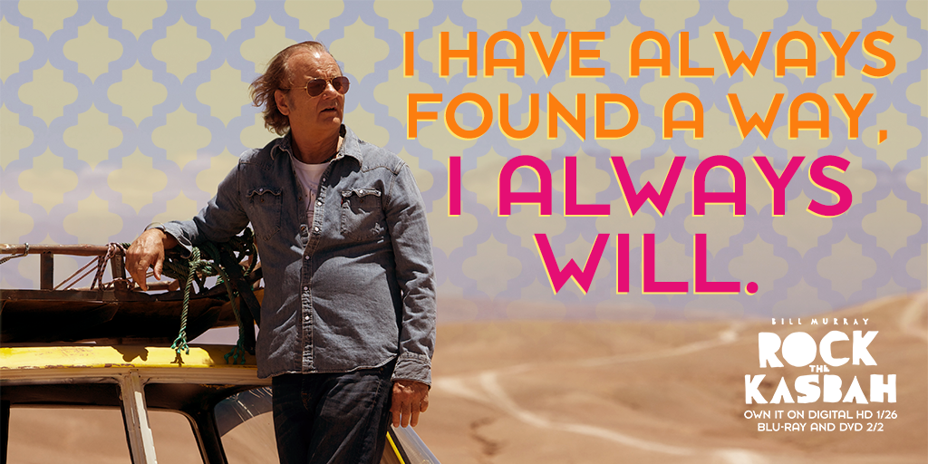 Rock and roll = perserverence. #RockTheKasbah