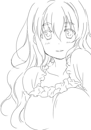 エロ絵描きたいって思って久しぶりにくお絵描きソフトを開くと最初に最近使ったファイルをみてみるんだけどラフが残っていたよね。。。お修正とペン入れて今日のお絵描き終わり 