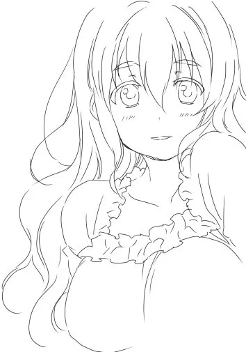 エロ絵描きたいって思って久しぶりにくお絵描きソフトを開くと最初に最近使ったファイルをみてみるんだけどラフが残っていたよね。。。お修正とペン入れて今日のお絵描き終わり 