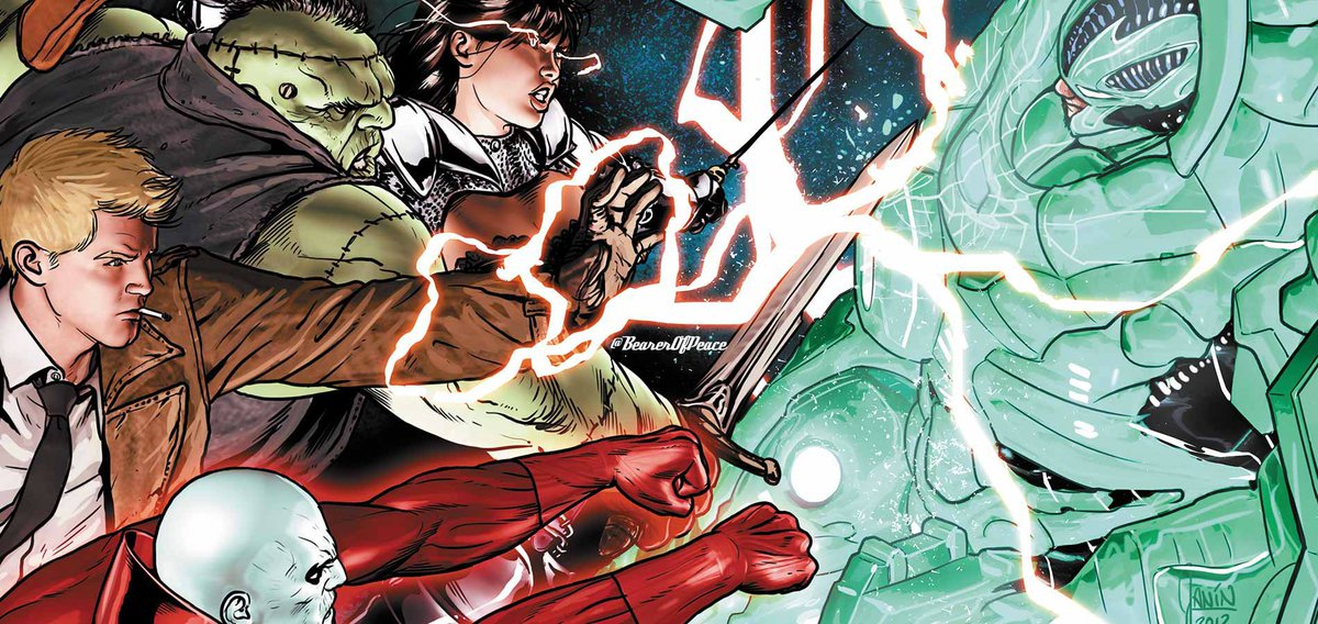 BearerOfPeace's tweet image. {#NewAvi Justice League Dark #18. Cover by: @mikeljanin.}