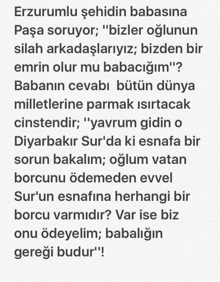 Erzurumlu Şehidin Babasına Paşa Soruyor Ve Şehidin Babasından Parmak Isırtacak Cevap