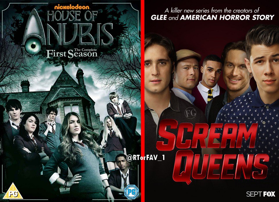 ApreciationTw's tweet photo. RT for House of Anubis
LIKE for Scream Queens https://t.co/pDwD0ni13w