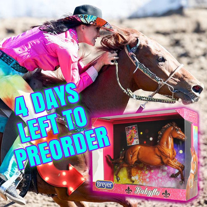 4 days left to preorder Babyflo by Breyer! ranchdressn.com/babyflo-by-bre…