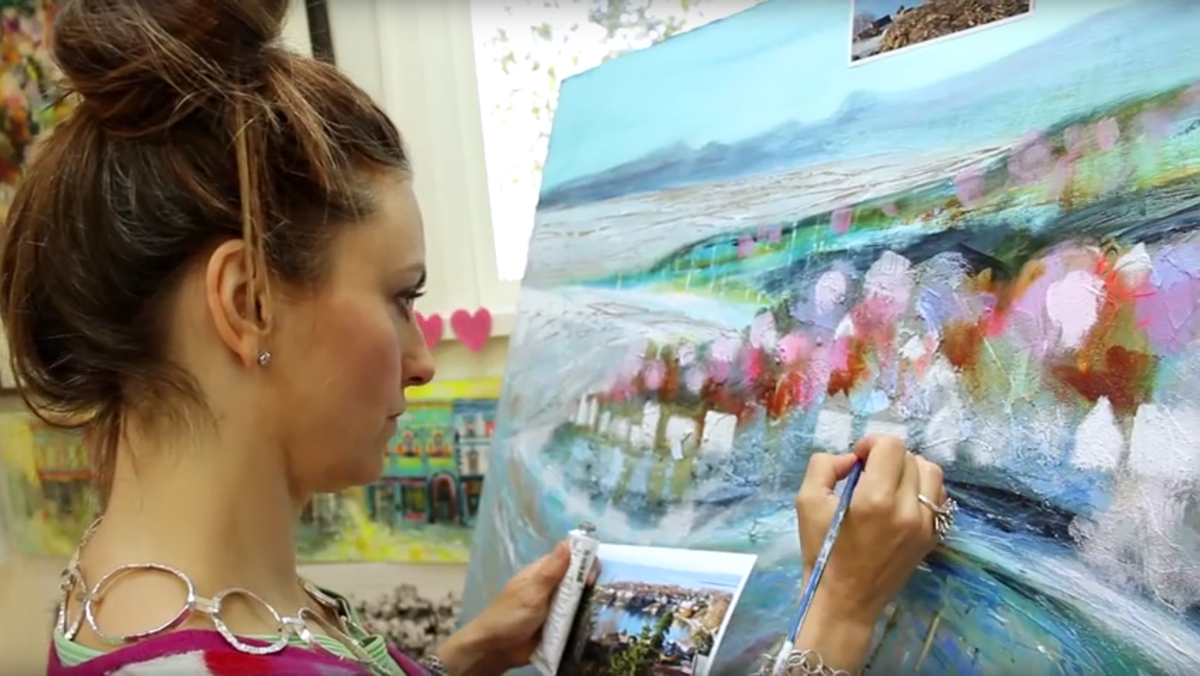 OpusArtSupplies's tweet photo. We're at #2 in the #top5of2015 Opus video countdown! WATCH Blythe Scott: Mixed Media Artist https://t.co/y4WpK5lNz4 https://t.co/4IAhsuVvEm