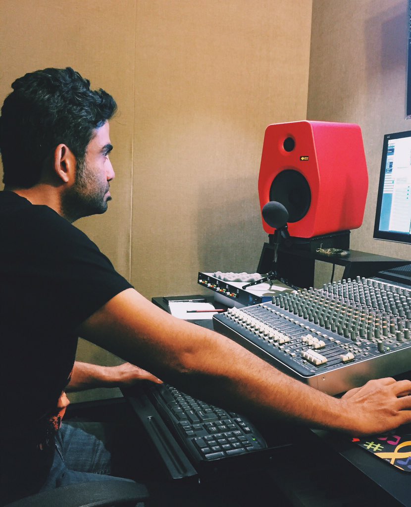 dddrums's tweet photo. Recorded drums today #AttheClick on a really beautiful song by @ItsAmitTrivedi for @FitoorTheMovie Coming soon! https://t.co/dqYoZ3edKy