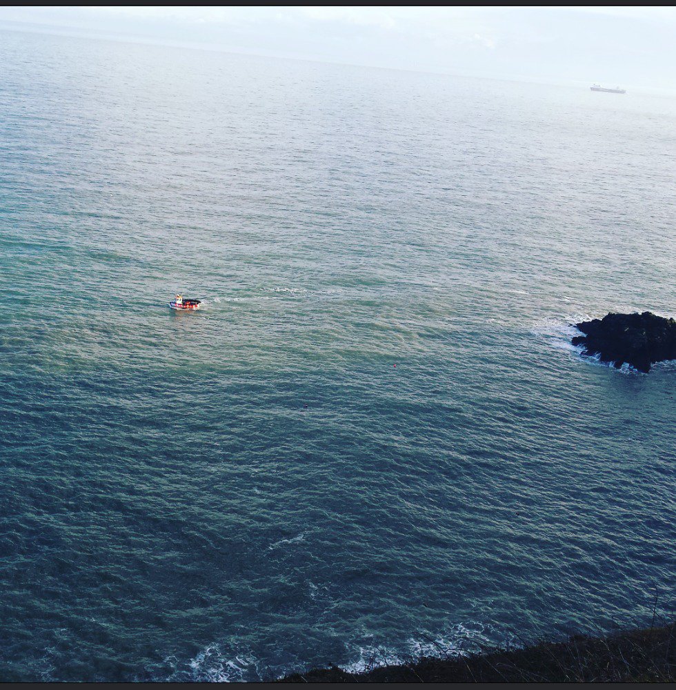 Birdseye view #howth #balscaddenbay #fishingboat