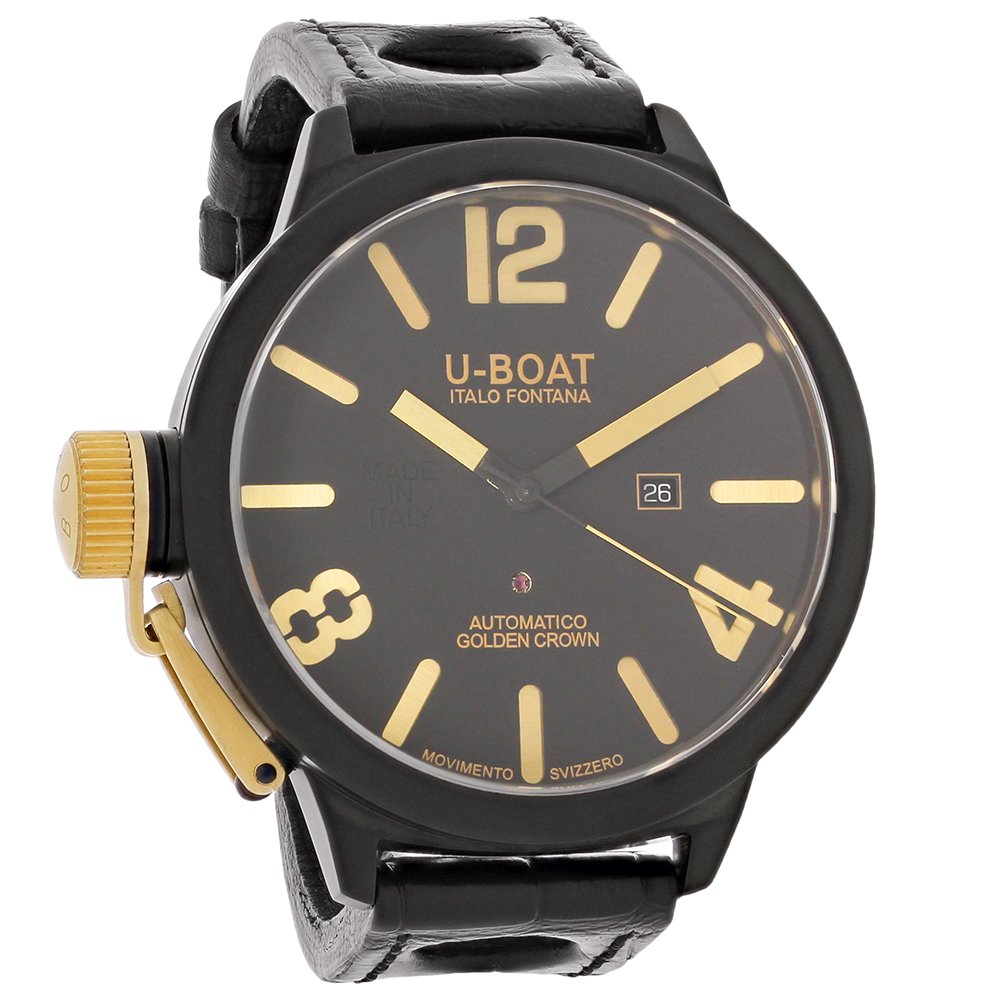 InvAdjusters's tweet image. Hand Crafted In Italy, U-Boat origins began from a watch designed for the Italian Navy, Unique 9 o’clock crown.