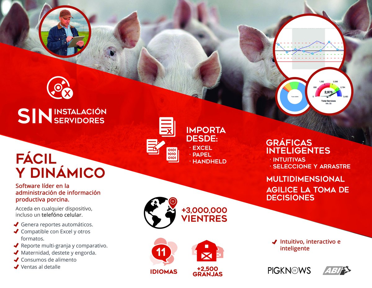 PigKnows's tweet photo. @Jisap_es Gracias por seguirnos! #PigKnows software para gestión de la información porcina https://t.co/LrnzDbGNQD https://t.co/VSg6V661VT