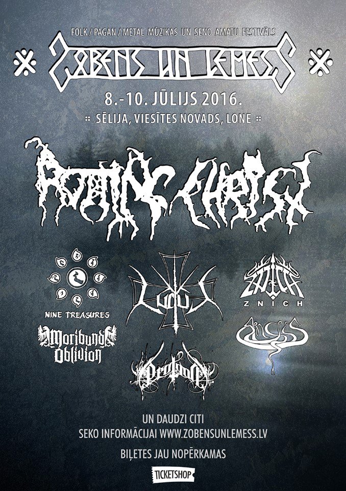 Kas jūlijā spēlēs Saukas ezera krastā? Pirmās festivāla grupas publiskotas. Būs vēl :)  #ZL2016 #zobensunlemess