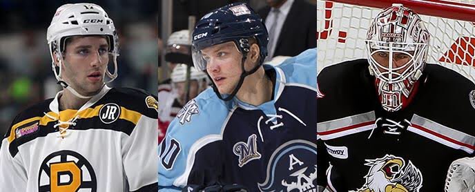 TheAHL's tweet image. Congrats to our AHL award winners for Dec.: Seth Griffith, Max Gortz, and Jared Coreau!   →bit.ly/AHLDec15