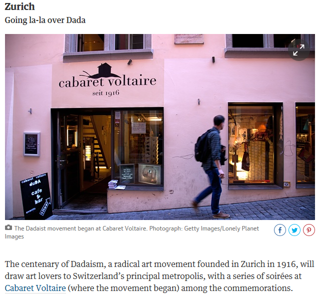 marktgassehotel's tweet photo. #marktgassehotel #visitzurich featured in #theguardian "where to go on holiday in 2016" list https://t.co/GGVZSpTOzP https://t.co/atQiRBziWE