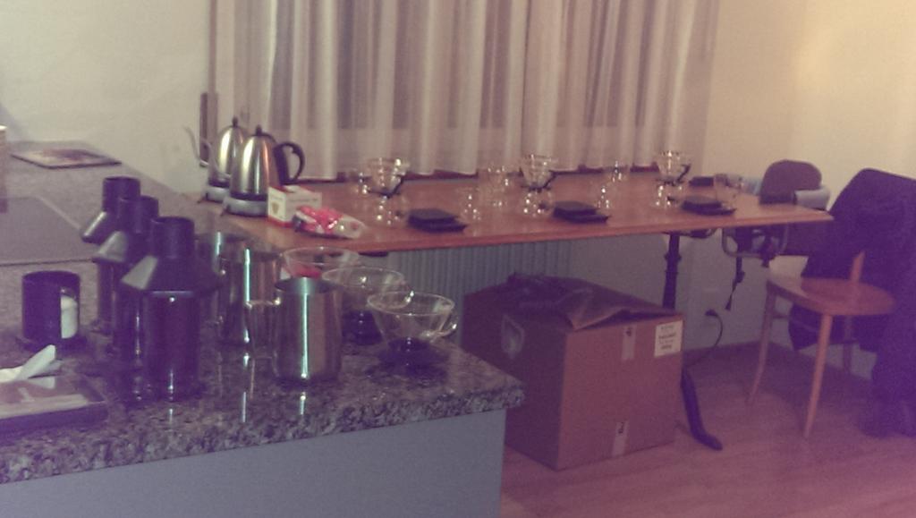 Hometraining for the brewers cup startet yet. <a href="/kaficionado/">andre strittmatter</a>