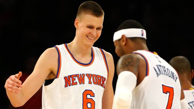 TheKnicksWall's tweet photo. Another month, another Eastern Conference Rookie of the Month award for @kporzee.

#NBAVote Kristaps Porzingis https://t.co/KpApp8GSkw