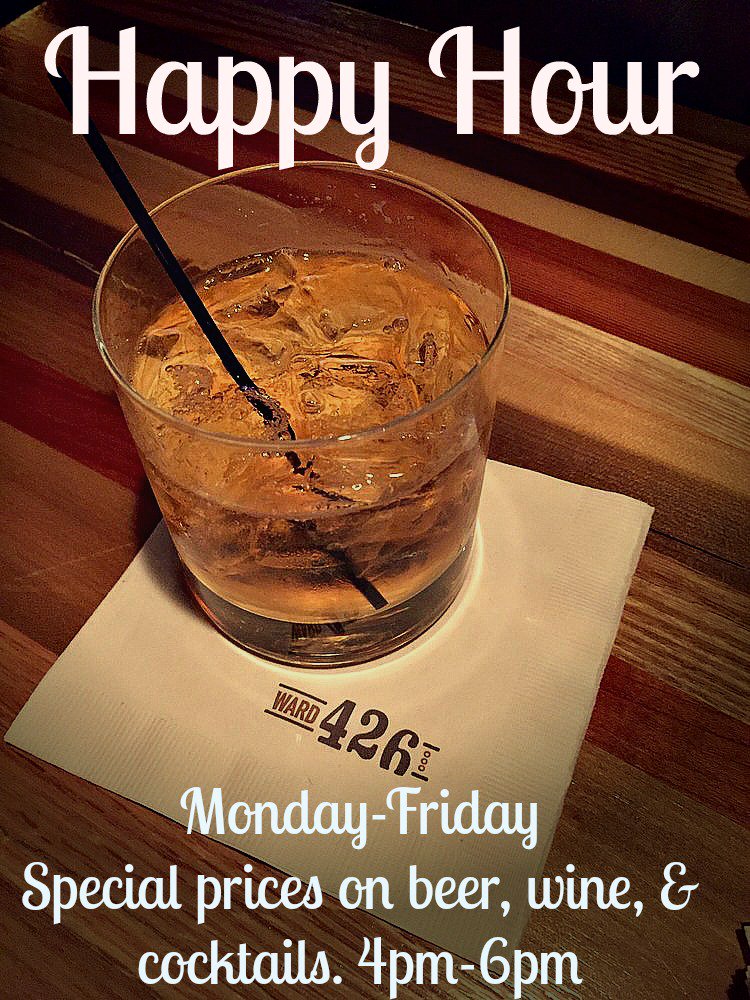 Ward426's tweet photo. The first Monday of 2016 requires a drink. #HappyHour #Ward426 #caseofthemondays #newyear https://t.co/Rn9GJOIefI