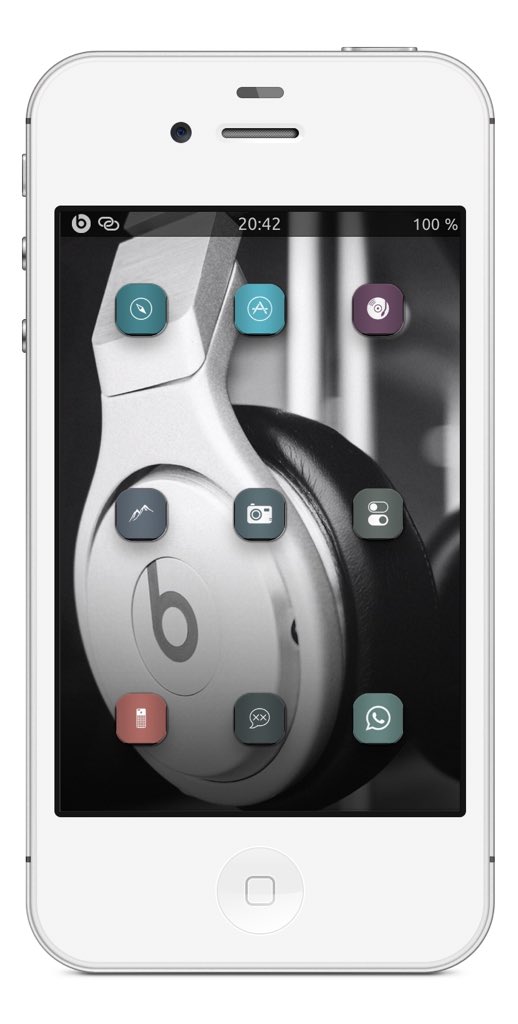 iM4CH3T3's tweet photo. My fresh semirestored iPhone 4s on iOS 6.1.3
#SimpleiOS by @KiksRocks
#Att57Stuff https://t.co/kl8pZCgck6