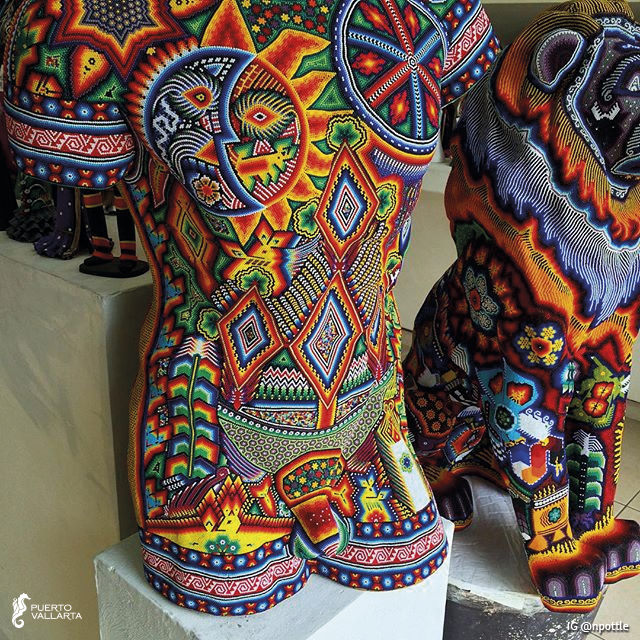 PuertoVallarta's tweet photo. Incredible pieces of #HuicholArt that you can find in Puerto Vallarta > https://t.co/kqfeIFTxVP https://t.co/hh8VDWJMWf