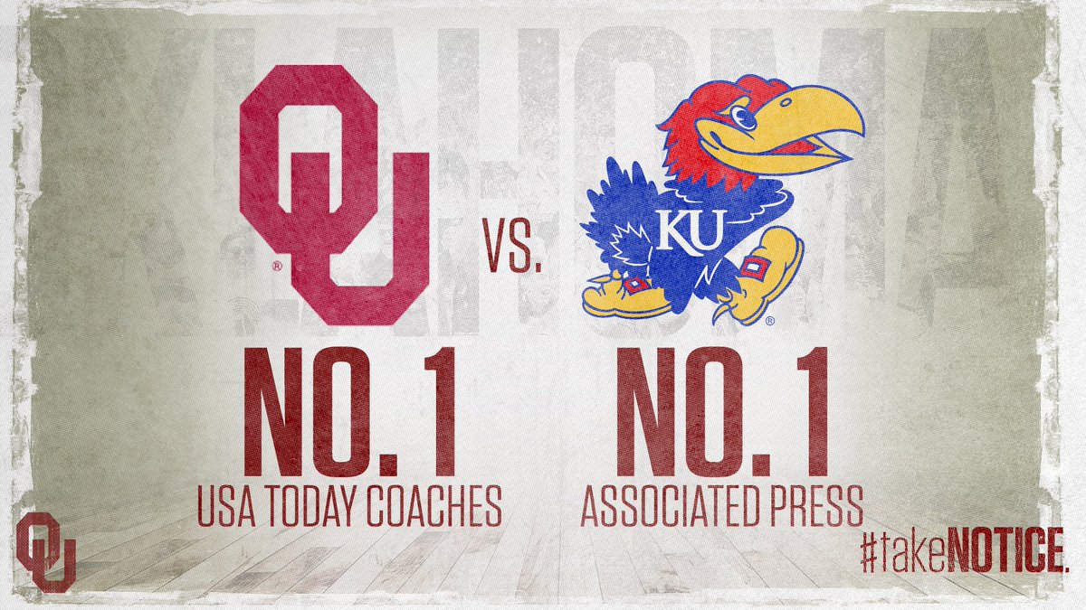 Retweet if you're ready for this one! No. 1 vs. No. 1 #takeNOTICE