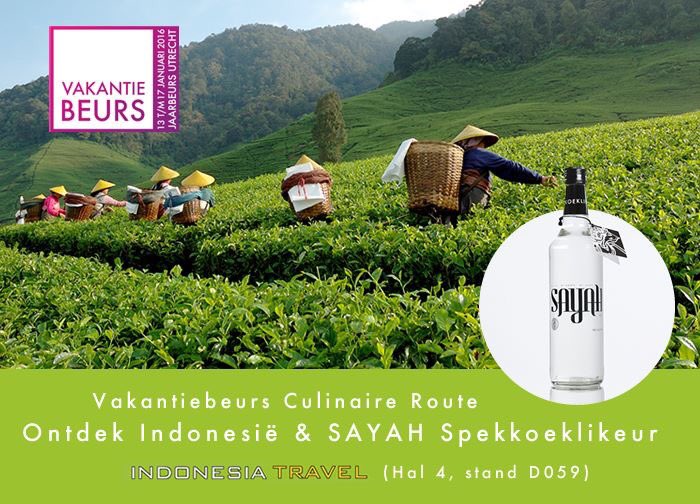 @devakantiebeurs ontdek Indonesië en onze #spekkoeklikeur tijdens de #culinaireroute. #IndonesiaTravel #Sayah
