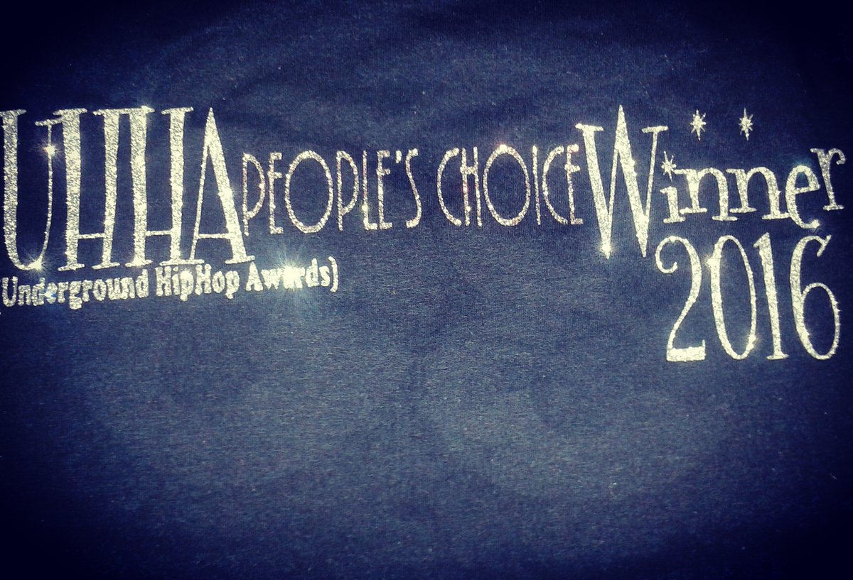 IAMPDOT's tweet photo. Winner of the 2016 UNDERGROUND HIP-HOP "PEOPLE'S CHOICE AWARD  ! Feeling blessed! More to come! https://t.co/7KUNrhMon4