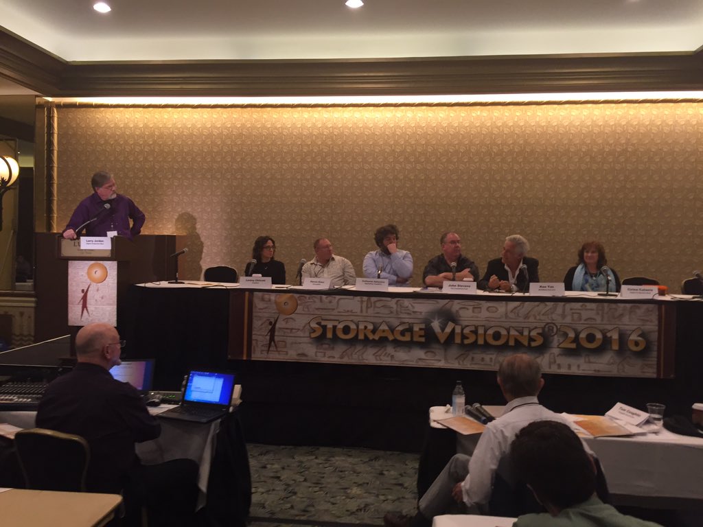 thomascoughlin's tweet photo. #storagevisions Media and Entertainment End User Session at SV 2016 https://t.co/MScH4WRFlZ