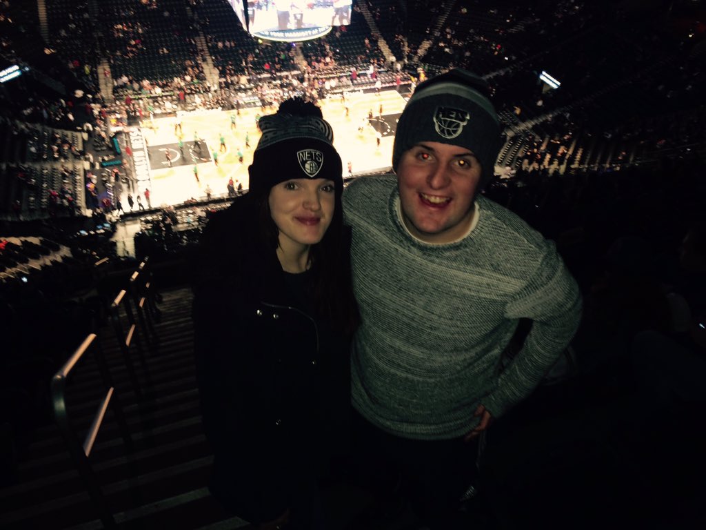 LoganMcconachie's tweet photo. You've got new fans @BrooklynNets! #GoNETS #NETS104 @carleenyj https://t.co/cmiOBU1Psn