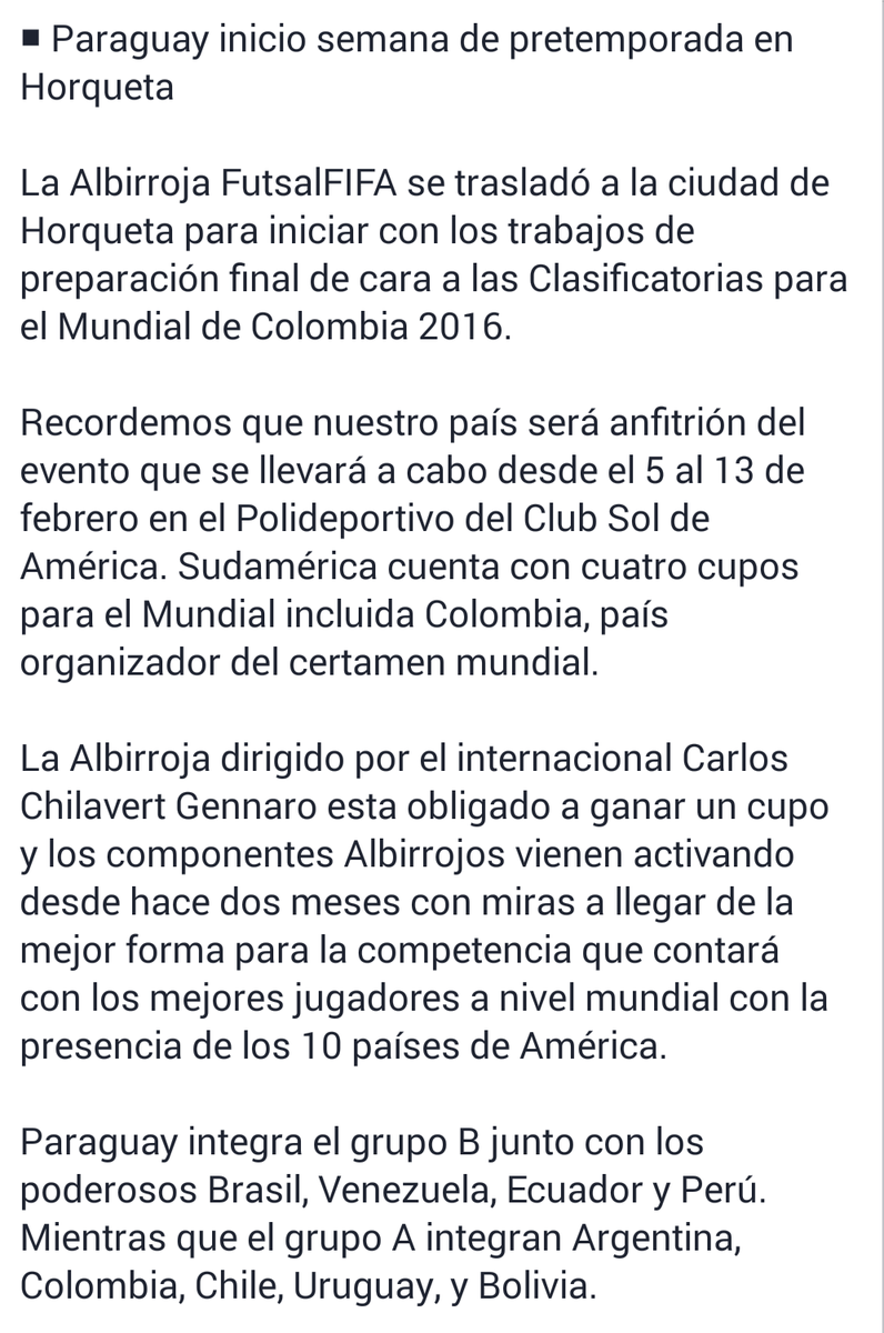 adostoquespy's tweet photo. Selección| Paraguay inicia etapa final de pretemporada en Horqueta, San Pedro.
#FutsalFIFA #FutsalCrece #ADTpy https://t.co/trCIjl2gMj