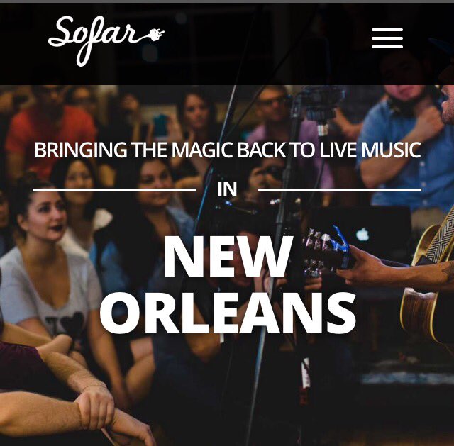 It's that time of the month- RSVP for our January show. 🦄🎼🏆bit.ly/SofarSignUp