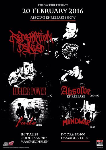 We've also just confirmed our first mainland europe show with Higher Power, Redemption Denied and Absolve + more!