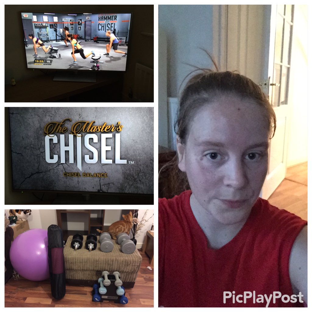 KarlynWarren's tweet photo. Day 1 @Thehammerchisel in the books!! #hammerandchisel #cardiobalance https://t.co/1OPbLQiCQi