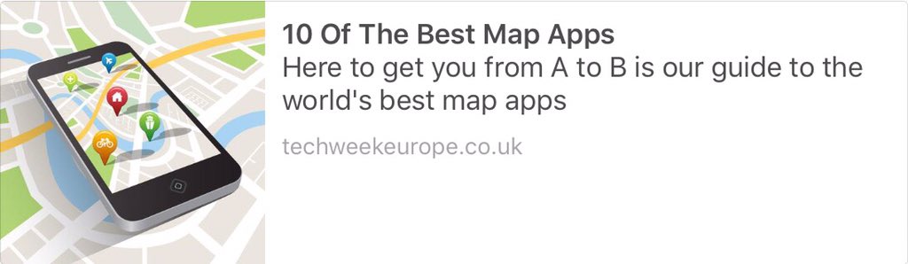 JomoMaps's tweet image. JOMO Maps features in TechWeekEurope's "10 Of The Best Map Apps" - techweekeurope.co.uk/mobility/mobil…
