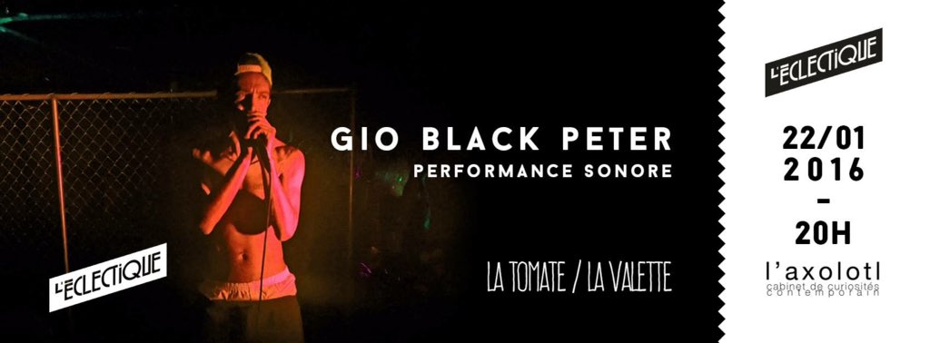 LeclectiqueAsso's tweet photo. Retrouvez nous pour le premier événement de l'année à la Tomate avec @GioBlackPeter, @galerieaxolotl et #leclectique https://t.co/RNL3AACp2q