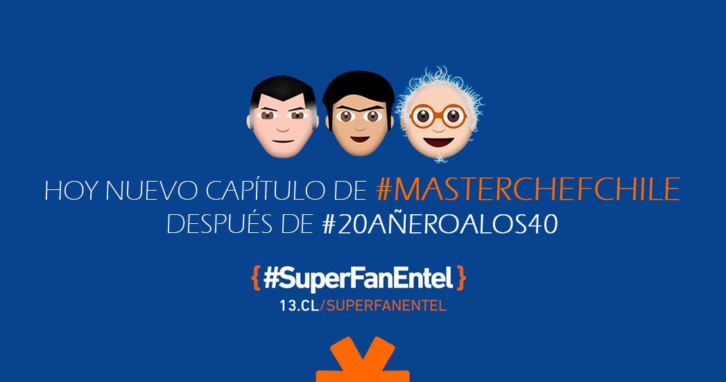 PaulaMC13Fans's tweet photo. Hoy después d #20AñeroALos40 #MasterChefTop10. Ven a la FINAL y GANA con #SuperFanEntel - https://t.co/PygiRrm0K6 https://t.co/WQdvGbmFqo