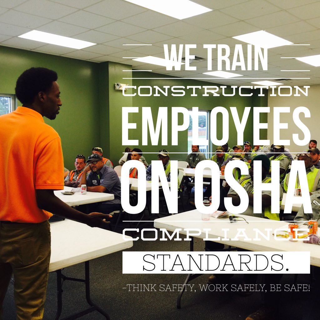 johnkellygreen4's tweet photo. RT https://t.co/jqTVKmT0sI Contact us at 770-897-9955 today. #safetytraining #safety #OSHA #ThinkSafetyWorkSafely… https://t.co/SQslVAECvI