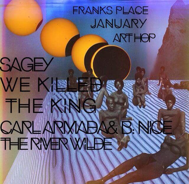TheRiverWilde's tweet photo. We're playing the first art hop of the year on Thursday! Come through and hangout! https://t.co/l3OW08I2zD
