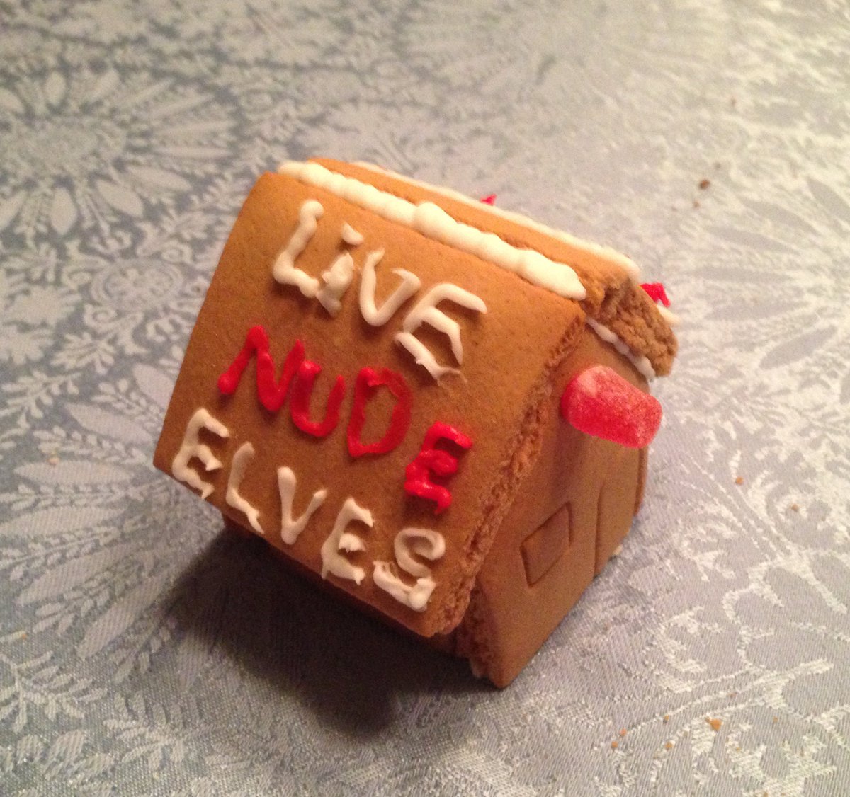 late2thetable's tweet image. So how was your holiday? Mine was great, thanks for asking. #inappropriatechristmas #christmasfoods #nude #elves