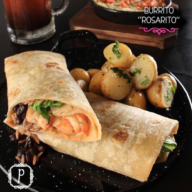 ¿Traes antojo y no quieres recalentado? Vente por un Burrito Rosarito, ¡nos queda sabrosísimo #CantinaCasualMexicana
