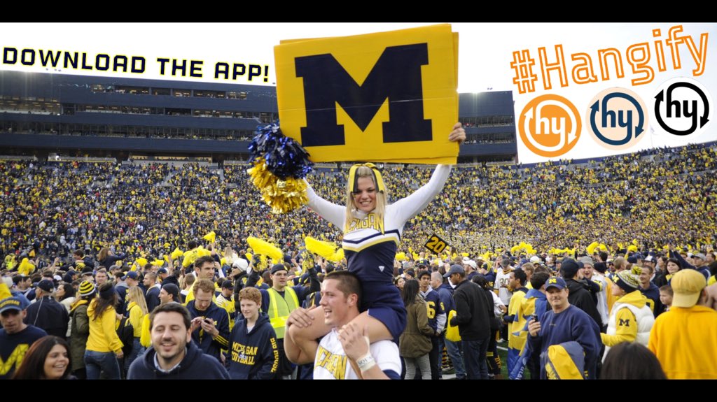 Hangify's tweet photo. #Hangify is excited to announce its launch @uofmichigan! Discover and create the best events on your campus. #goblue https://t.co/R2utcD3ZDg