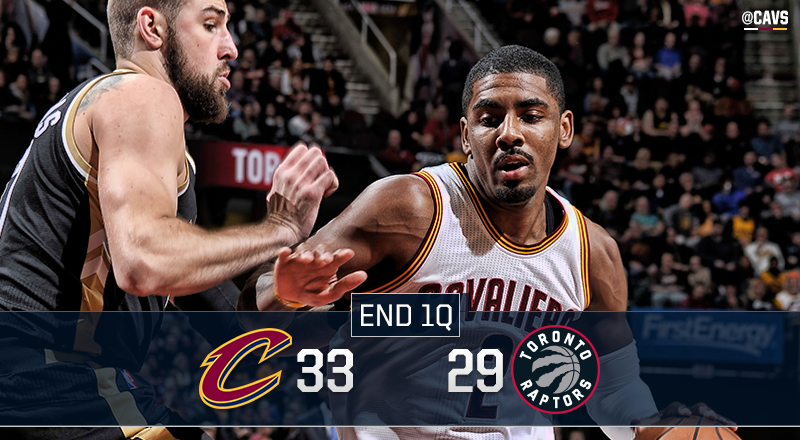 cavs's tweet photo. Nice start in #TheLand powered by pretty passing.

#CavsRaptors BOX: https://t.co/Jv1pwcE4EB https://t.co/I8Wml5tp0O