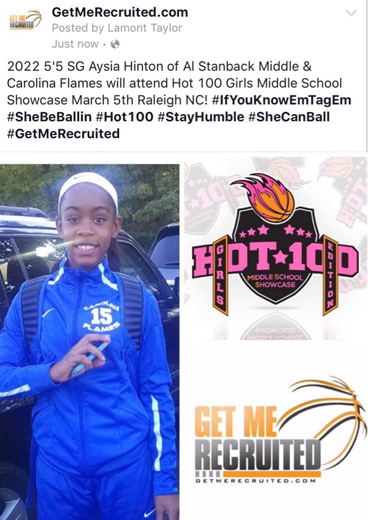 getmerecruited's tweet photo. @GMR_CoachPop @GMR_RR @GMR_Preston @Scout4GMR @GarnerFlames @GMRchas24 @gmrHOT100 @NCarolinaFlames @TeamCarolina17 https://t.co/xkkvUXy5LC