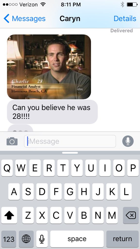 AliColange2's tweet image. This is what life has come to. Thank you @CarynGavelek. #crying #favecontestant #TheBachelor