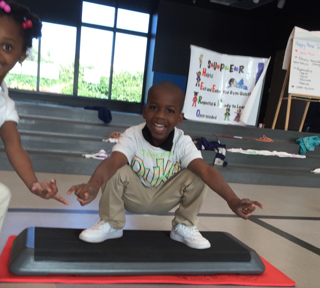 <a href="/MemmingerElem/">Memminger Elementary</a> Awesome day teaching #physed starting gymnastic unit. Finished class w/ Spider-Man jumps 🕸🕷#cofcfit