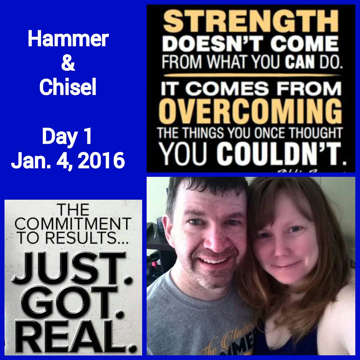 Day 1 #hammerandchisel