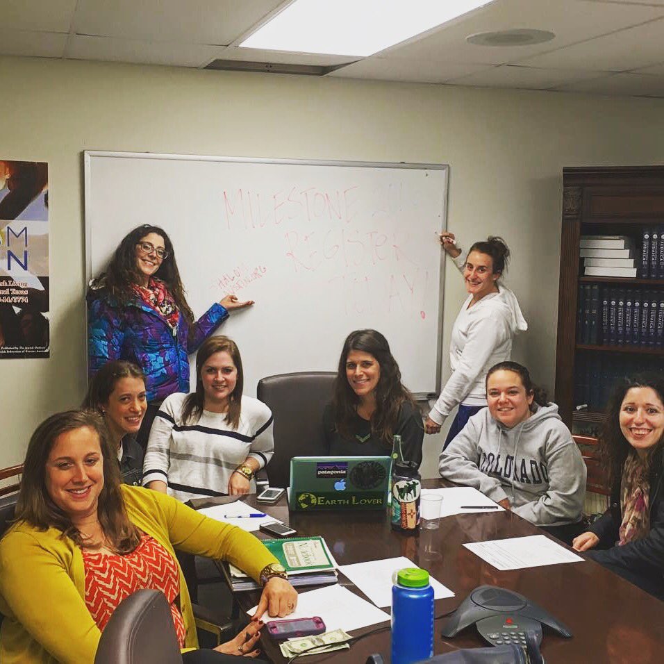 Milestone committee hard at work! Register at shalomaustin.org/milestone for a night of fun, friends &amp; philanthropy!