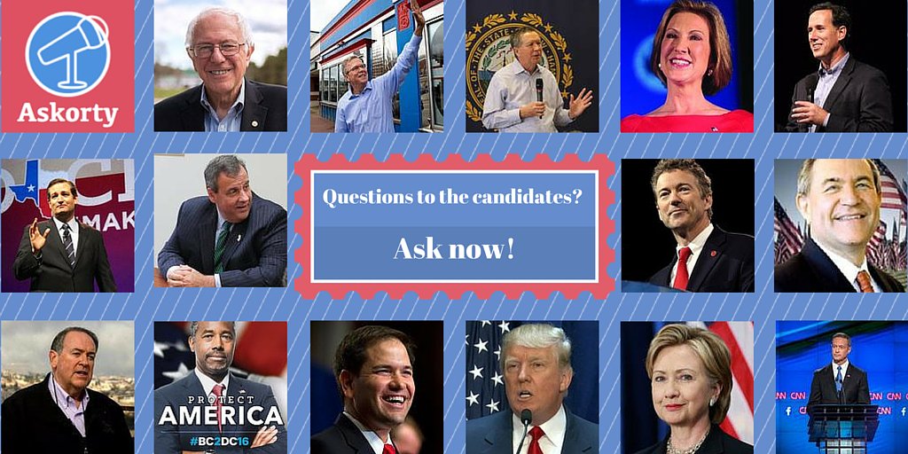 askorty's tweet photo. Any questions to the #2016eletions candidates? #iacaucus coming with questions unanswered! https://t.co/dTEi8wxM1P https://t.co/Pdu9rMivt0