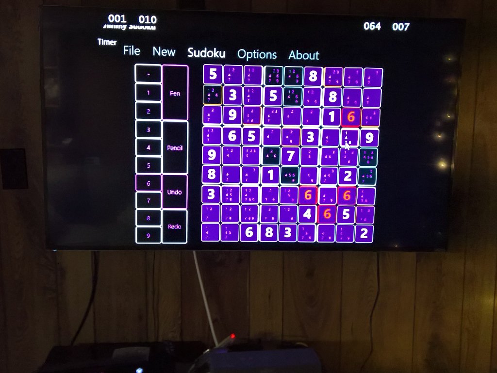 GraniteStHacker's tweet photo. Prep for 1/7 #NHSPUG meeting, #SharePoint w/#Win10 #UWP #IoT #RaspberryPI, had to check out my sudoku app on pi #js6 https://t.co/5ej0FWv9mH