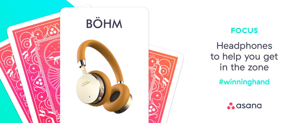 asana's tweet photo. Win BÖHM wireless noise canceling headphones by submitting a tip to our #winninghand https://t.co/9zwlBCFVrh https://t.co/Syd1yNXUkf