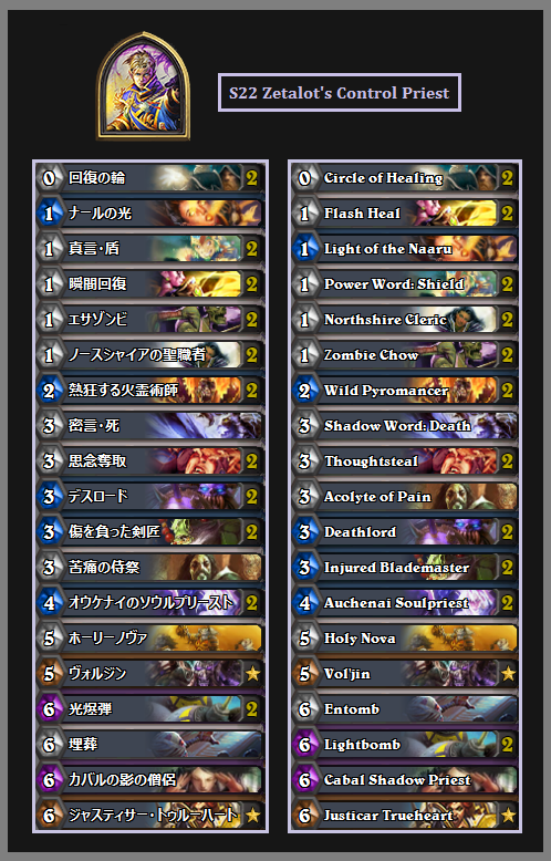 Hearthstone Read2win デッキtweetまとめ 2ページ目 Togetter