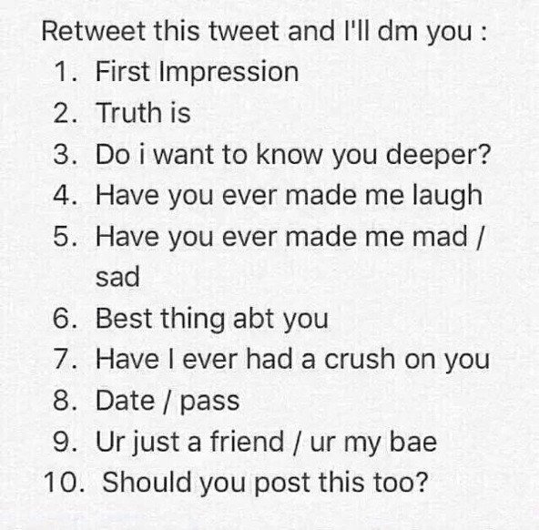 Both rt an dm who u want to say! ~Both